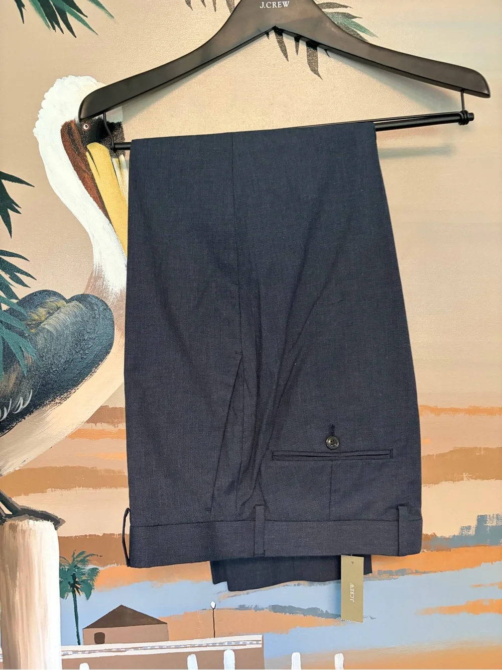J. Crew Ludlow slim fit suit in Italian cotton blend 38R 32x30 pants NWT